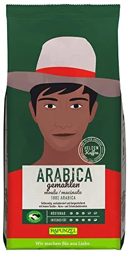 Rapunzel Bio Heldenkaffee Arabica, gemahlen, 500 g von Rapunzel