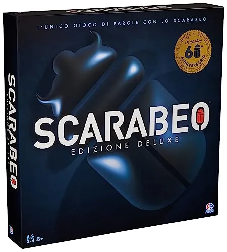 Scarabeo 60th Anniversary Premium Edition – Rotierendes Scrabble Brettspiel