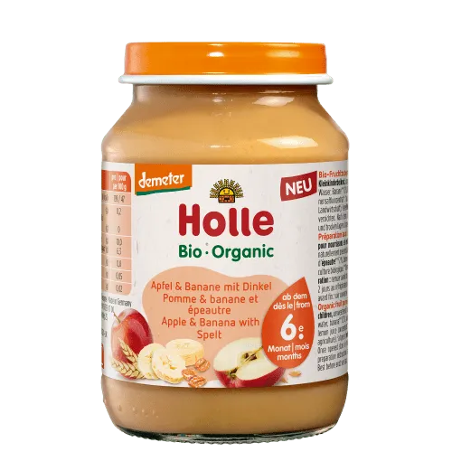 Apfel & Banane mit Dinkel - 190g - Bio ab dem 6. Monat