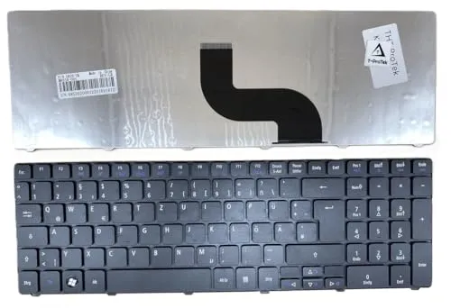 T-ProTek DEUTSCHE - Tastatur Keyboard Schwarz kompatibel für ACER Aspire 7736ZG-444G32Mn