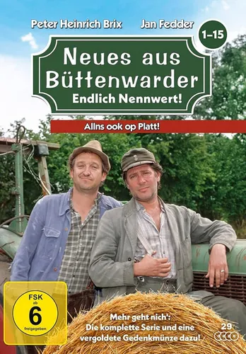 Neues aus Büttenwarder - Endlich Nennwert! (Komplette Serie & Gedenkmünze) - Erleben Sie die beliebte Serie auf 29 DVDs, inklusive einer exklusiven vergoldeten Gedenkmünze. Ideal für Fans und Sammler!