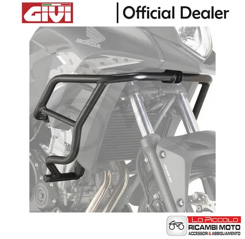 Motorschirm Schwarz GIVI TN1121 für Honda CB 500 X (2013-2018) - Motorprotektoren & Schutzbügel, schützt vor Schmutz und Beschädigungen, ideal für Honda CB 500 X Fahrer