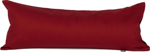 Bodhi Lagerungskissen Dinkel weinrot | 20x60 cm in rot von Bodhi