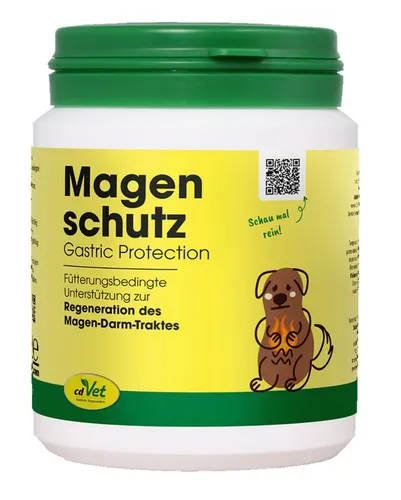 cdVet Magenschutz für Hunde und Katzen - Ergänzungsfuttermittel in Pulverform zur Unterstützung der Magen-Darm-Gesundheit. Schützt die empfindlichen Schleimhäute und fördert die Regeneration für ein besseres Wohlbefinden Ihrer Haustiere.