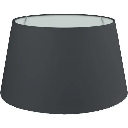 Premium Lampenschirm für Stehlampe und Hängelampe – Schwarz Baumwolle XXL - Moderne Lampenschirme aus hochwertigem Baumwollstoff, ideal für stilvolle Akzente in Ihrem Zuhause. Durchmesser 35cm.