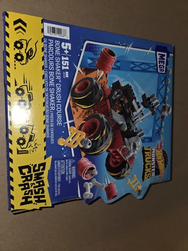 MEGA Hot Wheels Monster Trucks Bone Shaker Smash & Crash HKF87 Klemmbausteine