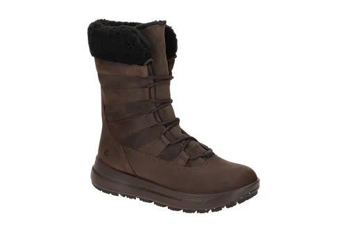 ECCO Solice Boot High Winterstiefel für Damen - Wanderschuhe mit luxuriösem Kunstfellfutter und 200 g PrimaLoft Bio-Isolierung für optimale Wärme und Komfort an kalten Wintertagen.