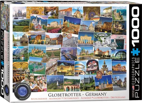 EUROGRAPHICS PUZZLE GLOBETROTTER DEUTSCHLAND 1000 TEILE von Eurographics
