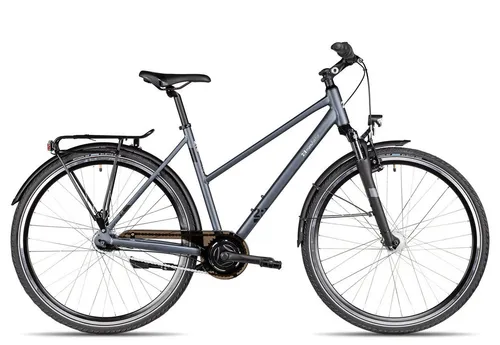2R Manufaktur TRS NEX Trapez Damen-Citybike 28 Zoll Dunkelgrau