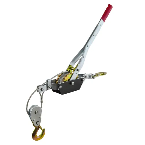 Tonnen Hand Power Wired Kabel Abzieher Winch Turfer Riemenscheibe Soft Grip... 2