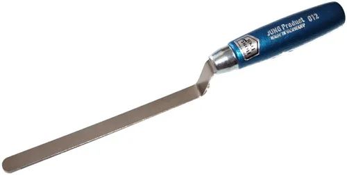 Hamburger Fugenkelle 12mm x 170mm Rostfrei 75g JUNG flacher Hals Maurer Kellen