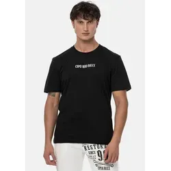 Cipo & Baxx Kurzarmshirt schwarz XXL (60)