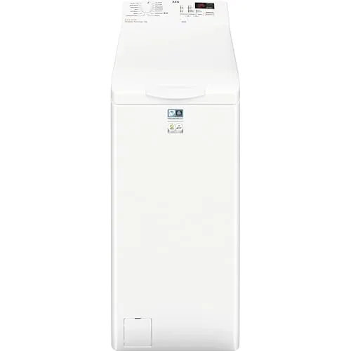 AEG Toplader 6kg LTR6N40260 - Waschmaschine mit 6 kg Fassungsvermögen, ProSense®-Mengenautomatik für optimalen Wasser- und Energieverbrauch und extrem leisen Inverter Motor für langlebigen Betrieb.