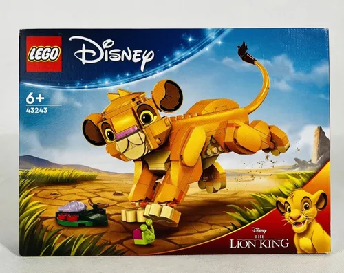 LEGO Disney Simba, das Löwenjunge des Königs (43243) - Bauset für kreatives Spielen, mit beweglichen Teilen und ideal für König der Löwen-Fans!