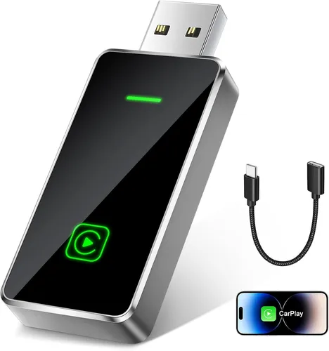 Wireless CarPlay Adapter Kompatibel mit iPhone, Konvertieren von Kabelgebunden