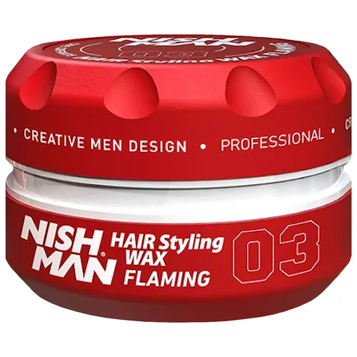Nishman Hair Wax Flaming 03 150ml in weiß von Nishman