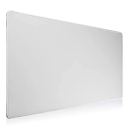 Jahosin Großes Gaming-Mauspad mit genähten Kanten,[70x30cm] Erweitertes Mauspad mit Rutschfester Naturkautschukbasis für Gamer/Desktop/Büro/Home(70x30 Greyde)