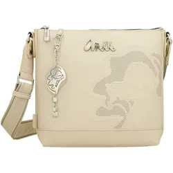 Anekke Umhängetasche Original 40743-069 beige - Handtaschen mit Überschlag und Magnetverschluss, bietet praktisches Reißverschlussfach und verstellbaren Schulterriemen für optimalen Tragekomfort.