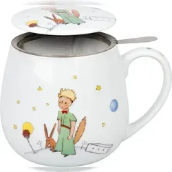 Könitz Porzellan Becher mit Sieb und Deckel, Le Petit Prince - Secret (fr.)