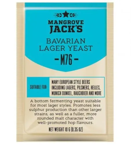 Trocken Bierhefe Bavarian Lager M76 - Mangrove Jack's Craft Series - 10 g