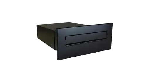 Letterbox24 B-042 Mauerdurchwurf Briefkasten in RAL 7016 - Eleganter Mauerdurchwurf-Postkasten in anthrazit (RAL 7016), ideal für den Außenbereich. Langlebig, mit integriertem Entnahmeschutz und anpassbarer Tiefe für optimale Nutzung.