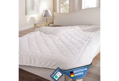 Bestlivings Microfaserbettdecke für den Sommer, Füllung: Polyester, Bezug: Polyester, leicht, samtig-weich, waschbar bis 60 °C, ohne Bettbezug nutzbar