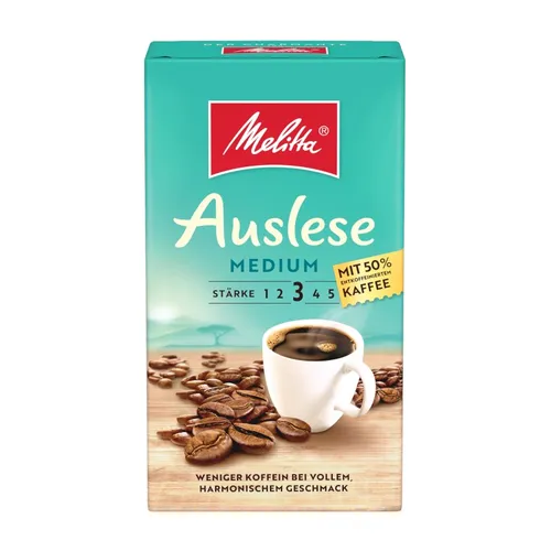 Melitta Auslese Medium gemahlen 500g (19,58 EUR/KG)