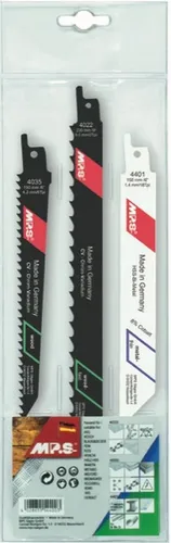 MPS Sägeblatt 4400-SET-3, MPS Säbelsägeblatt-Set Holz und Metall 3-tlg.