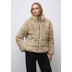 Street One Fake Fur Steppjacke Smooth Champagne 42 in beige von Street One