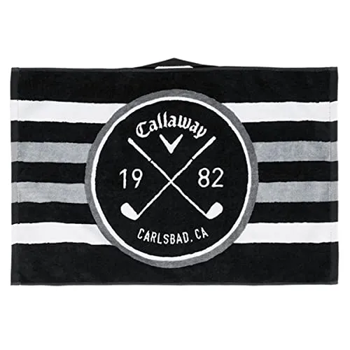 Callaway Golf TW CG CART TOWEL 16X24 BLK/WHT/CHRCL 20 von Callaway