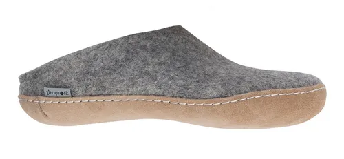 glerups dk Modell B Filzpantoffel - Hausschuhe aus weichem Wollfilz, antibakteriell und atmungsaktiv, für ein angenehmes Barfußgefühl zuhause.