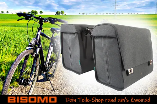 Solid Gepäckträgertasche 2x 23L für Fahrräder