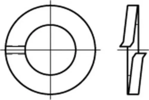 Reyher Federringe DIN 127 Federst. A 8 galv. verzinkt (1000)