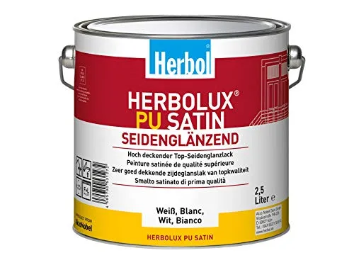 Herbol 20218 Herbolux Pu Satin ZQ 0,750 L, Weiß