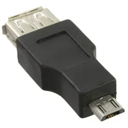 Inline InLine® Micro-USB Adapter, Micro-B Stecker an USB A Buchse USB-Adapter