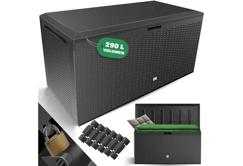 Produktbild KESSER Aufbewahrungsbox 290 Liter mit Rollen