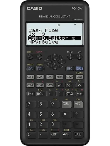 CASIO FC-100V Finanz-Taschenrechner von CASIO