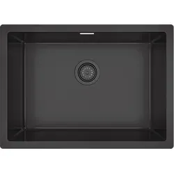 Homeguru Handgefertigte Küchenspüle aus Edelstahl 60x43 cm