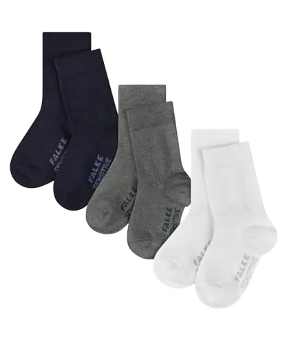 FALKE Unisex Baby Socken Sensitive Multipack B - Socken für Baby-Jungen, aus umweltfreundlicher Baumwolle mit druckfreiem Komfortbund; ideal für Neugeborene und Säuglinge, rutschfeste Passform und hohe Haltbarkeit.