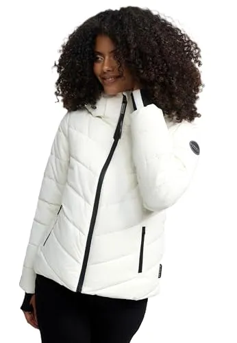 MARIKOO Winterjacke Damen in weiß von Marikoo