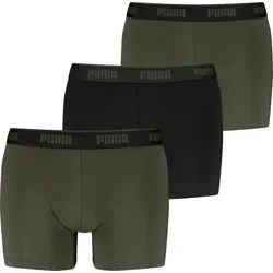 PUMA Boxer Boxershorts Men Herren Everyday Unterhose 3er Pack - Damenmode, aus Bio-Baumwolle mit komfortablem Baumwollstretchgewebe für höchsten Tragekomfort und einen perfekten Sitz.