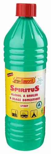 Favorit Spiritus 1000 ml - Effektiver Grillanzünder - Grill-Werkzeuge, ideal für schnelles und sicheres Anzünden von Grillkohle oder Kaminholz.