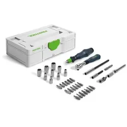 Festool Werkzeugkoffer Ratschen-Set 1/4-CE RA-Set, 36-teilig