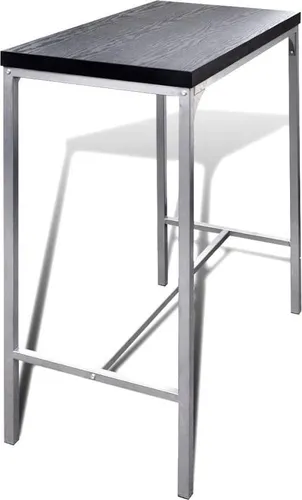 vidaXL Bartisch Stehtisch mit 2 Barhockern - Barmöbelset für stilvolle Essbereiche, platzsparend mit unterstellbaren Hockern und leicht zu reinigender Oberfläche.