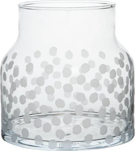 Räder Glasvase Punkte D.18cm, H.18cm
