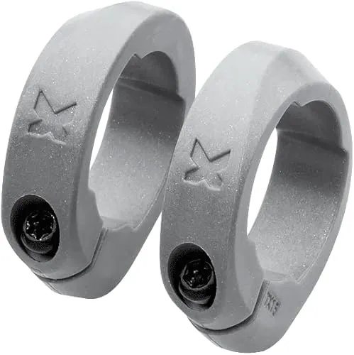 Sixpack Lock-On PA Klemmring für Fahrrad Schraubgriffe grau