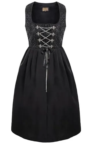 GWANDLER 1896 Damen Dirndl INA schwarz 38