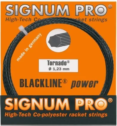 Produktbild Signum Pro Tennissaite Tornado 12m Set, anthrazit – Haltbarkeit & Spin