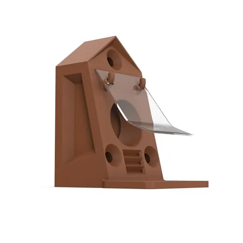 BEESI Hummelklappenvorbau für Hummelhotel I Wachsmottensperre I Hummelklappe für Hummelhaus