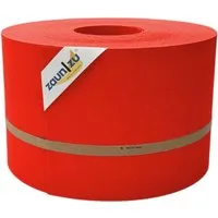 zaunzu Sichtschutzstreifen Premium für Doppelstabmatten - Rot, 50m - Zaunelemente mit genarbter Oberfläche für modernes Design, einfache Montage ohne Clips und effektiven Sicht- sowie Windschutz – ideal für individuellen Sichtschutz.